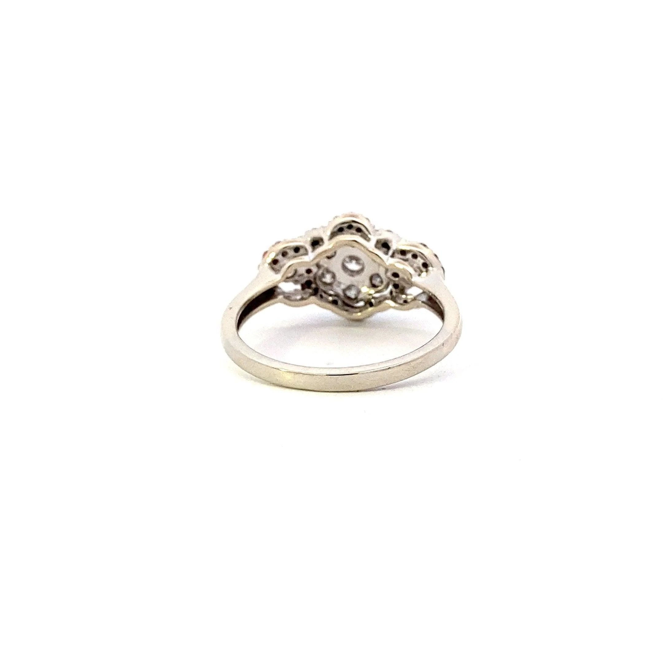 10K White Gold Women's Diamond Ring - 0.97ct - Image 3